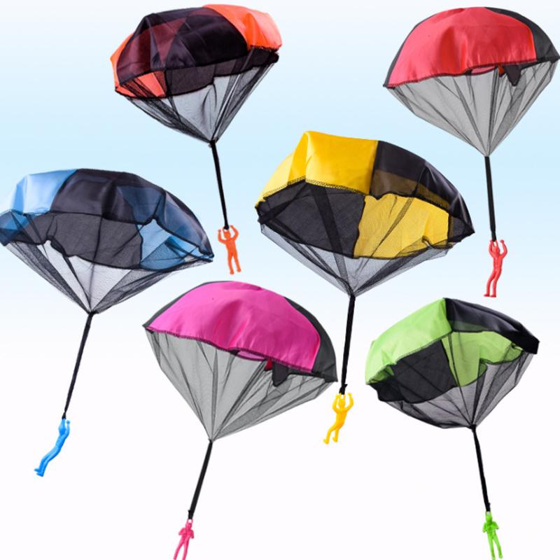Kids Hand Throwing Parachute Toy