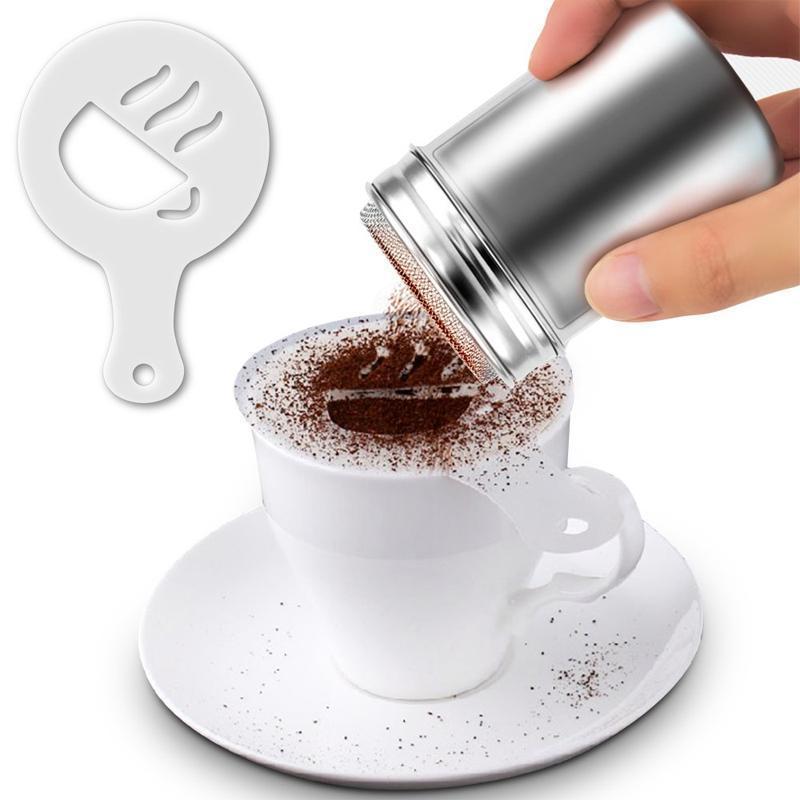 Plastic Latte Art Mold, Luxury Coffee Printing Model