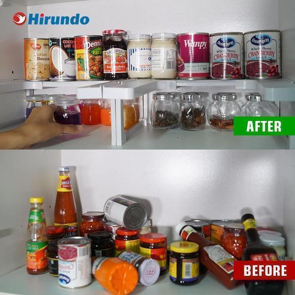 Expandable Spice Rack and Cabinet Organizer