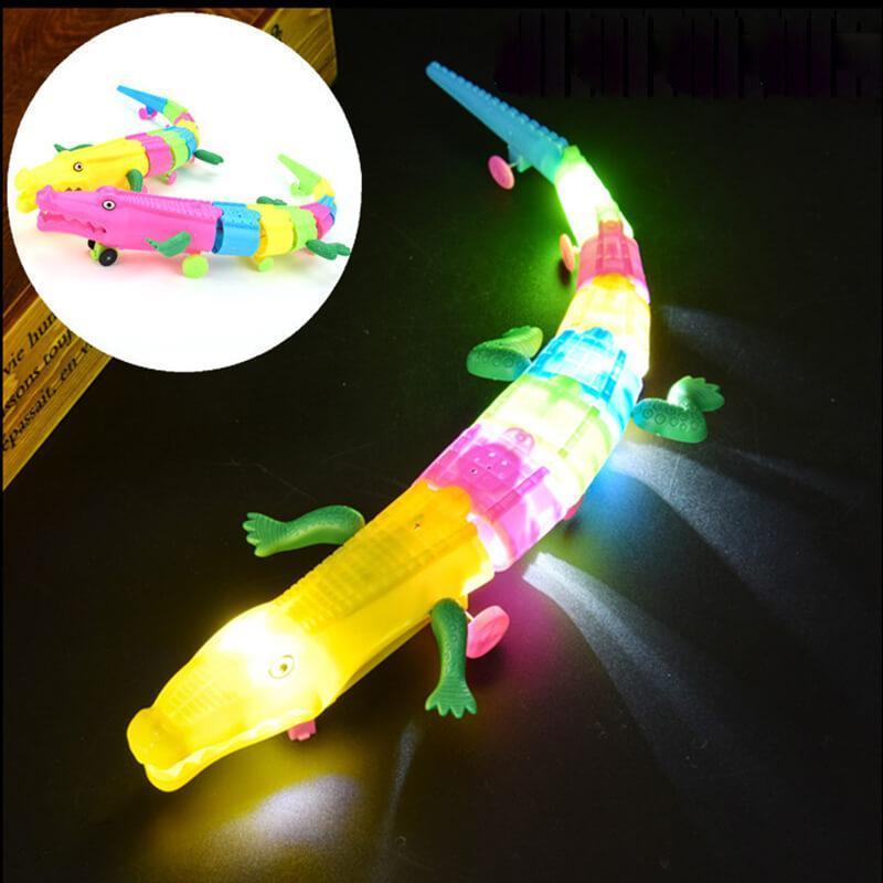 Electronic Led Light Universal Crocodile Toy