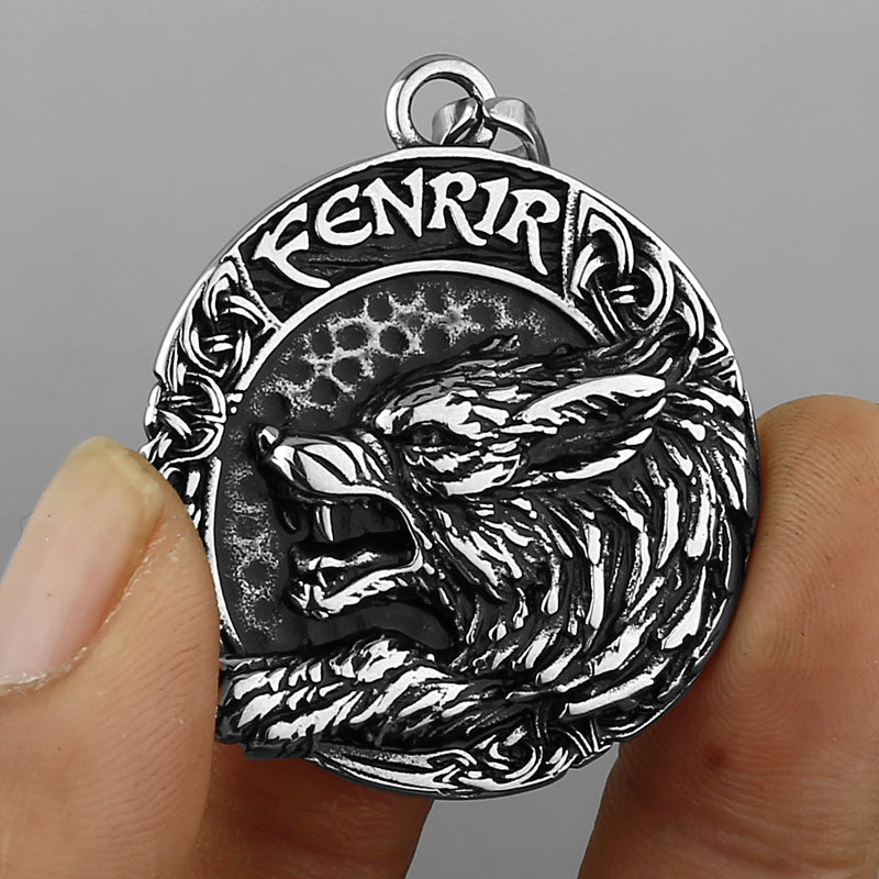 Vikings Wolf Fenrir StainlessStell Necklace