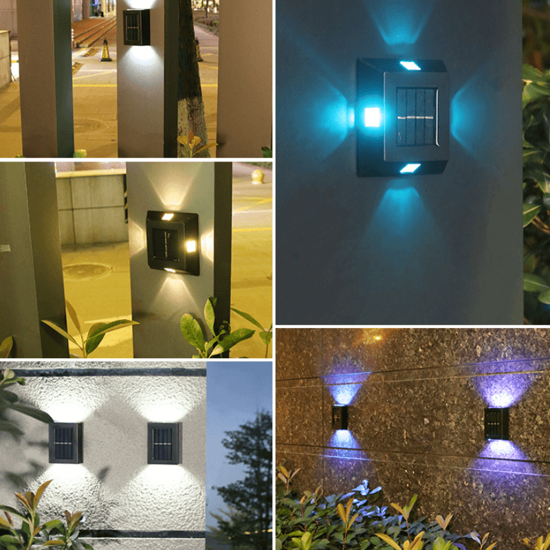 Outdoor Solar Wall Mount Path Lamp