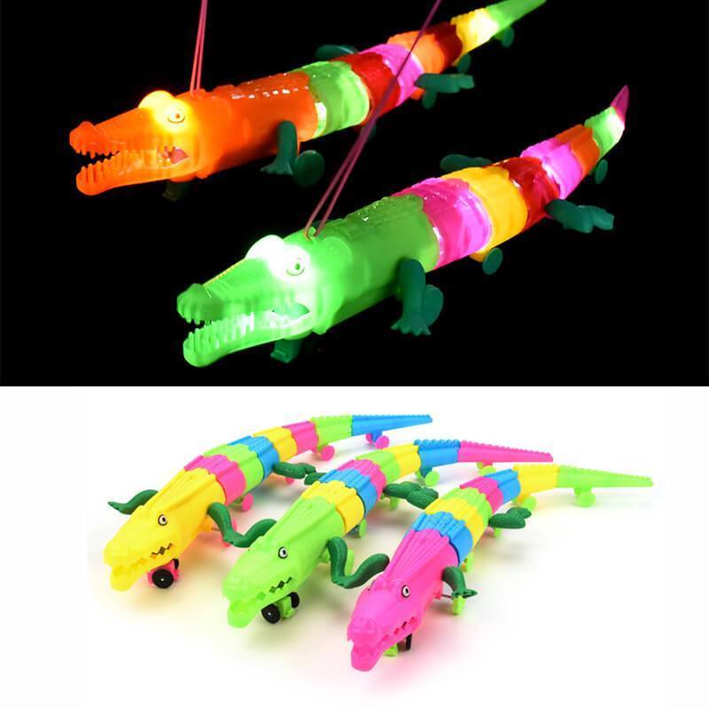 Electronic Led Light Universal Crocodile Toy