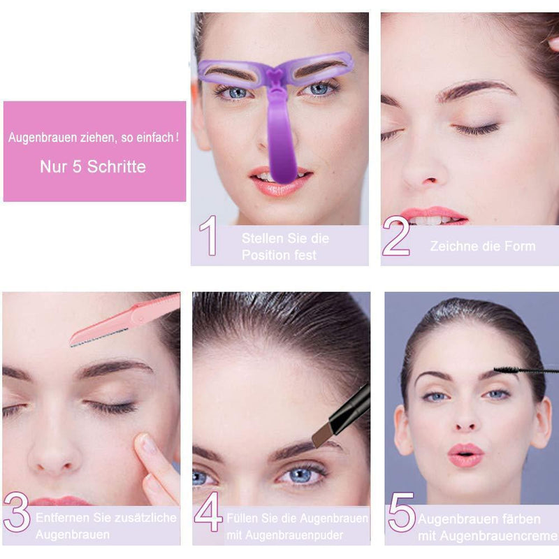 Eyebrow mold 8 different styles